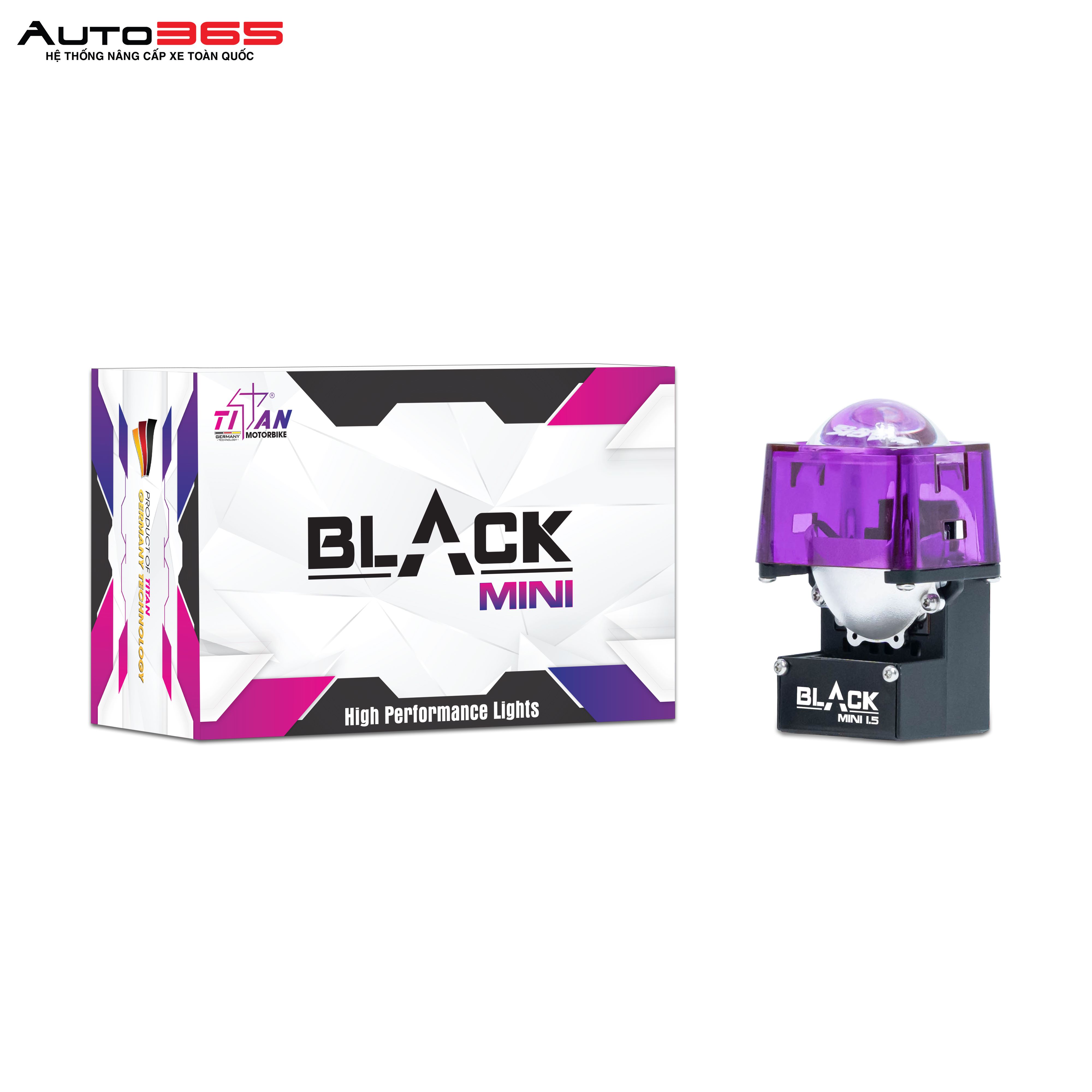BI LED TITAN BLACK MINI 1.5 INCH